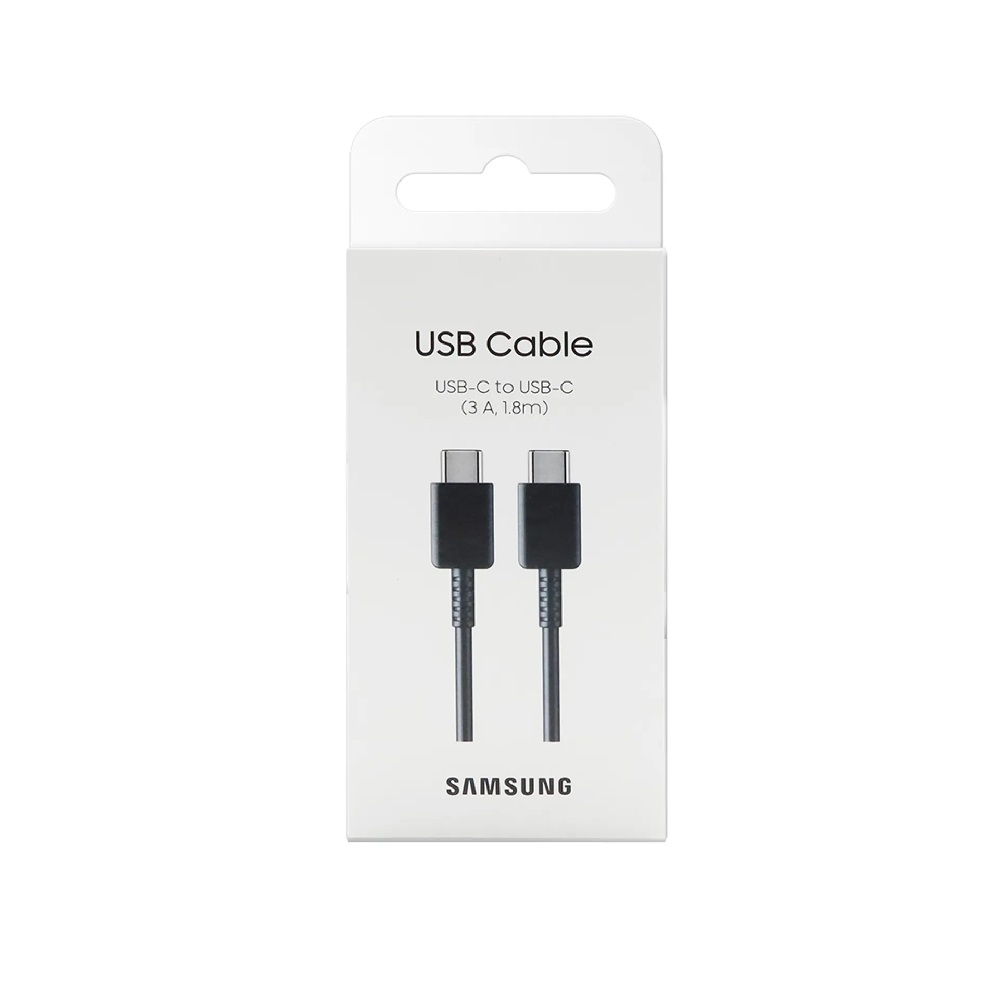 Samsung USB-C till USB-C 1.8m kabel 3A- Svart