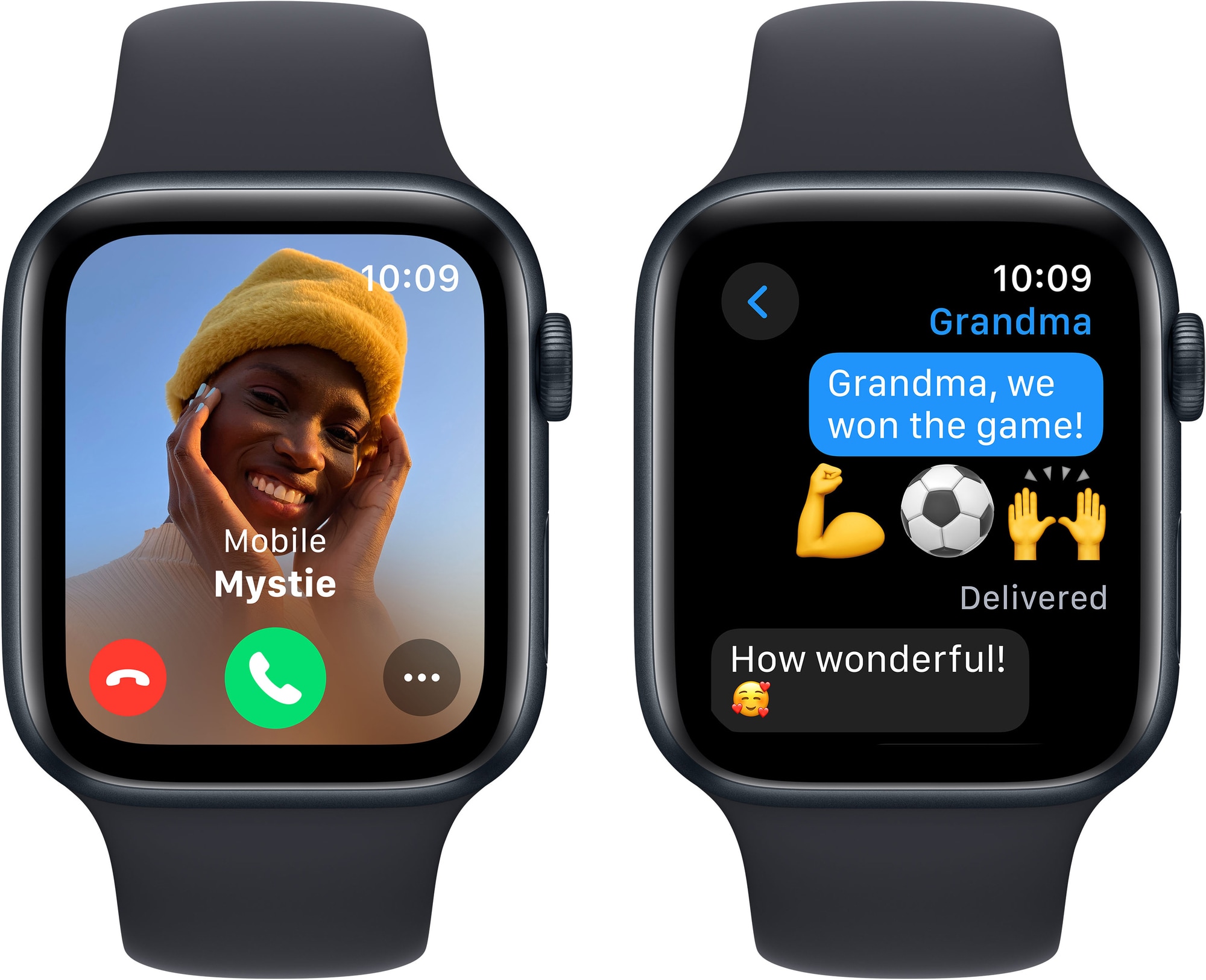 Apple Watch SE 2nd Gen 44mm GPS (Midnight Alu/Midnight sportband S/M)