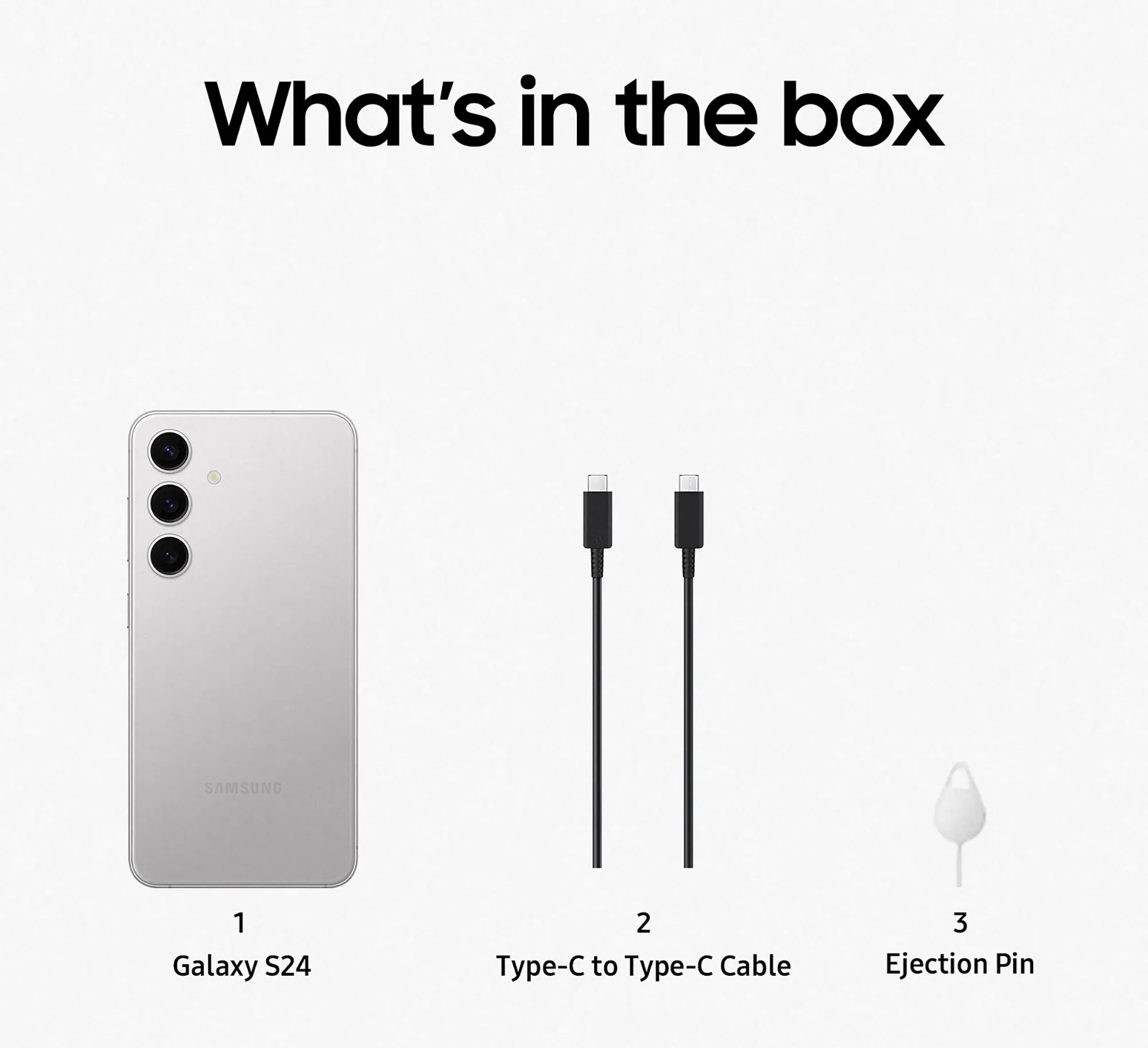 Samsung Galaxy S24 5G Smartphone 128GB - Marble Gray