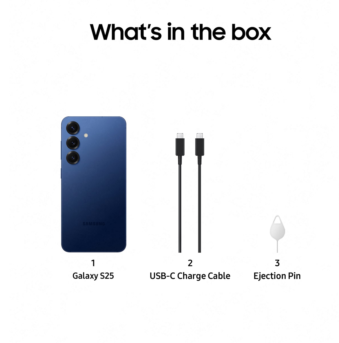 Samsung Galaxy S25 5G smartphone 128GB - Navy