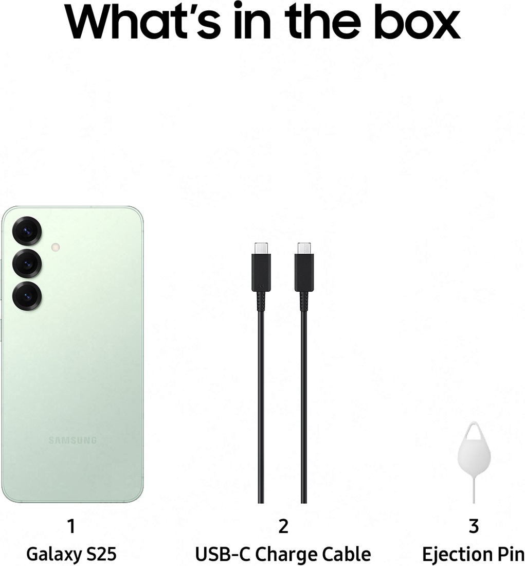Samsung Galaxy S25 256GB 5G smartphone - Mint
