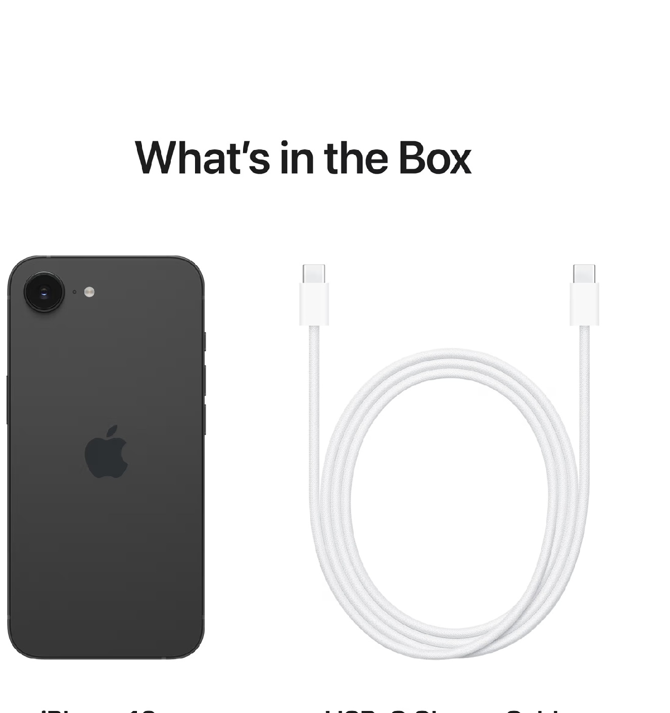 Apple iPhone 16e 5G smartphone 256GB/8GB - Svart