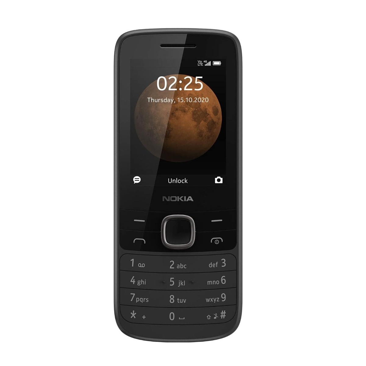 Nokia 225 4G (2024) mobiltelefon - Svart