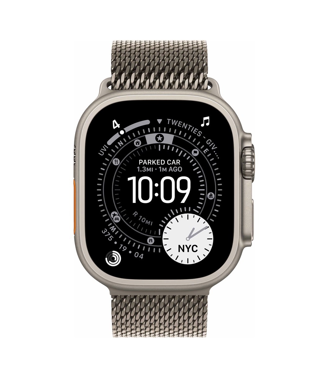 Apple Watch Ultra 3 49mm GPS + 5G (Natural Titanium/Natural Titanium Mil. Loop) L