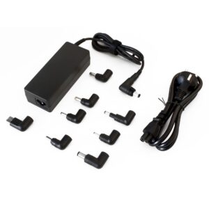 Techmade Universal Notebook Snabbladdare 90w med 9 Tips - Svart