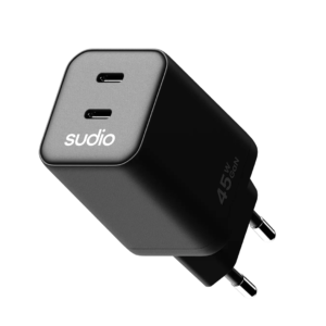 Sudio P2 GaN USB-C Strömadapter 45W – Svart