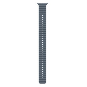 Apple Watch 49mm Natural Titanium Ocean Band Extension - Marinblå