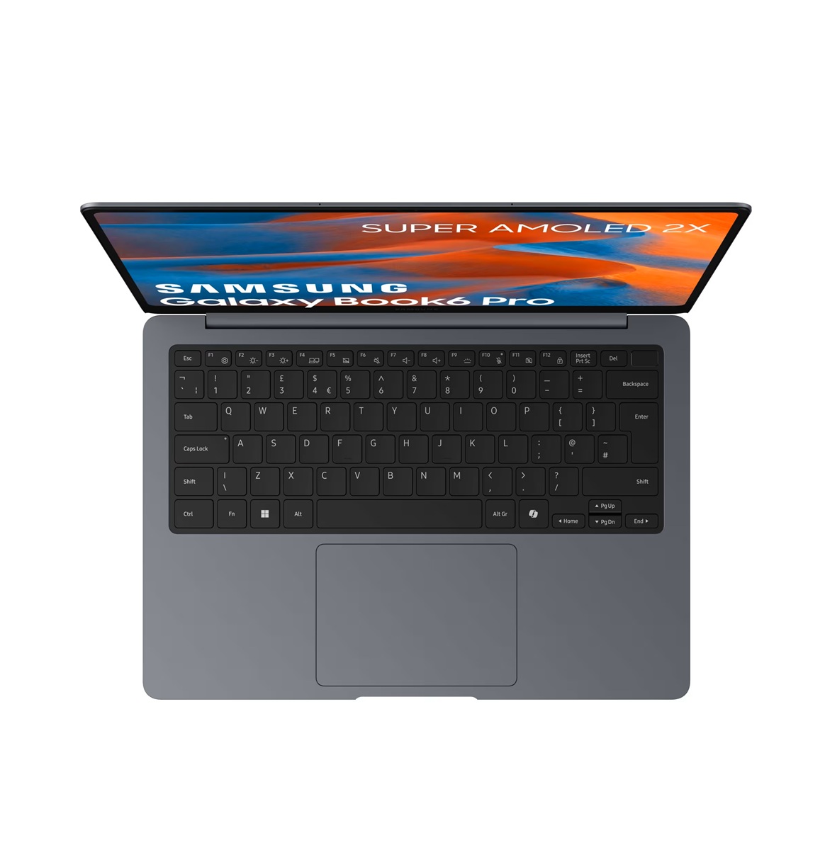 Samsung Galaxy Book6 Pro 14" AMOLED Touchscreen Core Ultra 7 32GB/512GB Copilot+ PC- Grå