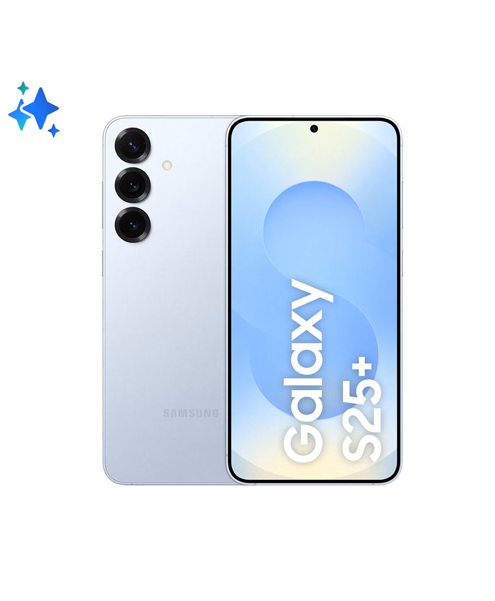 Samsung Galaxy S25+ 5G 256GB smartphone - Isblå