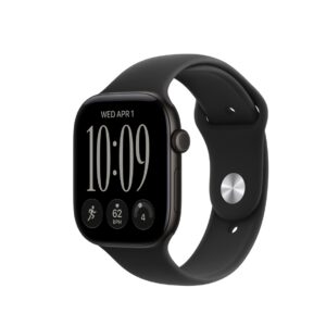 Apple Watch Series 12 GPS + Cellular 46mm – Svart Aluminium / Svart Sport Band M/L