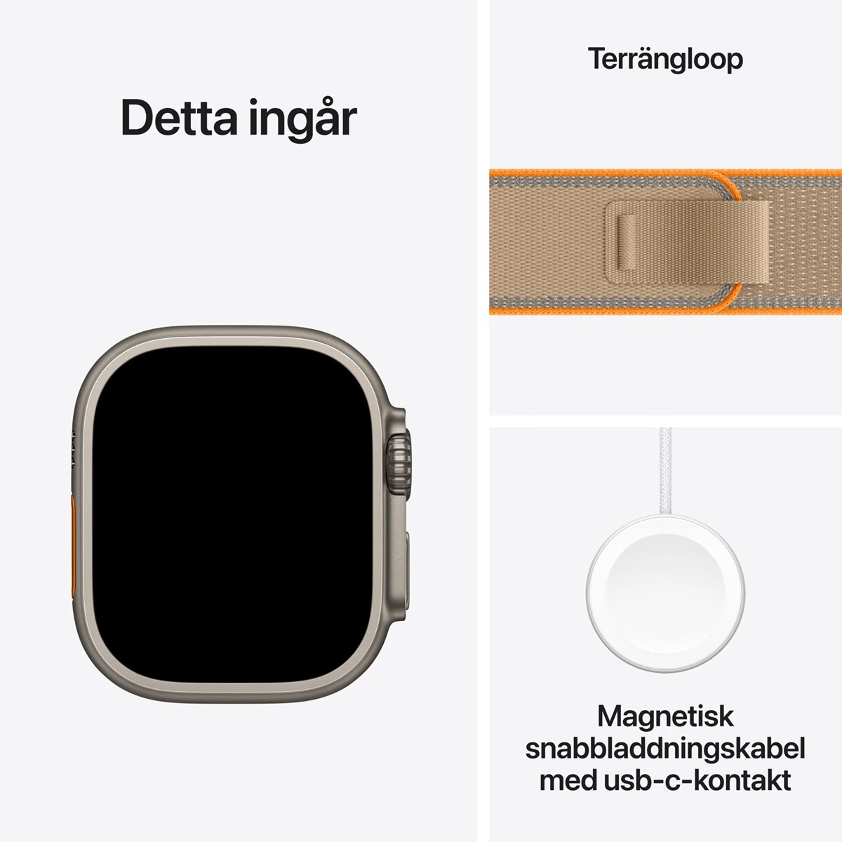 Apple Watch Ultra 4 49mm LTE (natural titaniumium/sand trail Loop) M/L