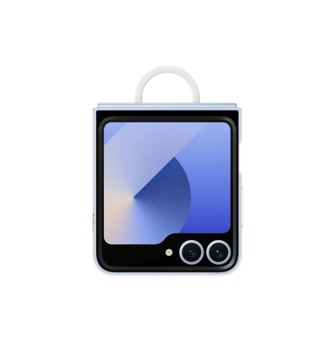 Samsung Galaxy Z Flip6 Transparent Skal med ring